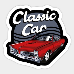 Classic Car Sticker